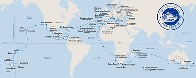 2028 World Cruise Program, Princess Cruises