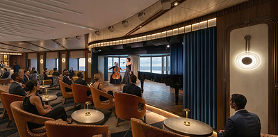 New stage expands entertainment offerings, including Vivace Strings, soloists, pianists and late-night cabaret.