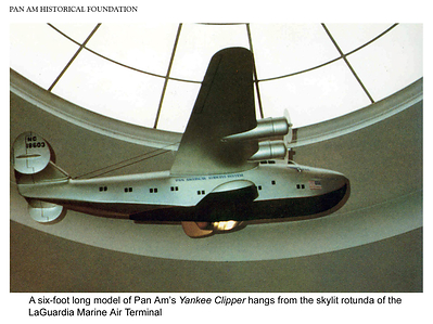 Model of Pan Am's Yankee Clipper