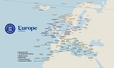 Princess Cruises Announces Largest- Ever Europe Season for 2028
