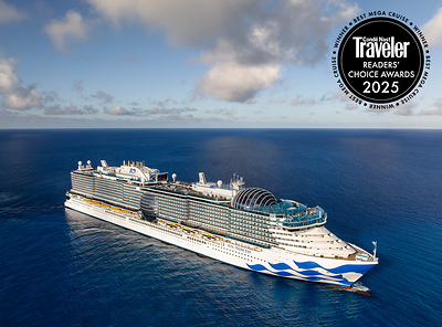 Sun Princess Named #1 Mega Cruise Ship in 2025 Condé Nast Traveler Readers' Choice Awards