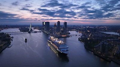 Rotterdam will once again homeport in Rotterdam for the 2028 Europe season.
