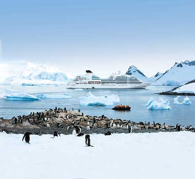 Seabourn Quest in Antarctica