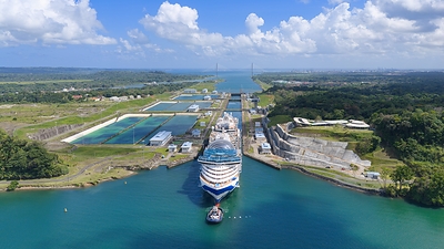 Princess Cruises' Newest Ship, Star Princess, Makes Historic First Transit of the Panama Canal