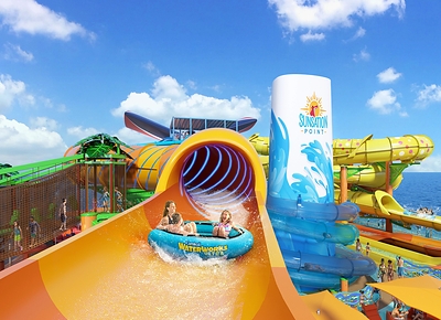 Turning Tides raft slide on C